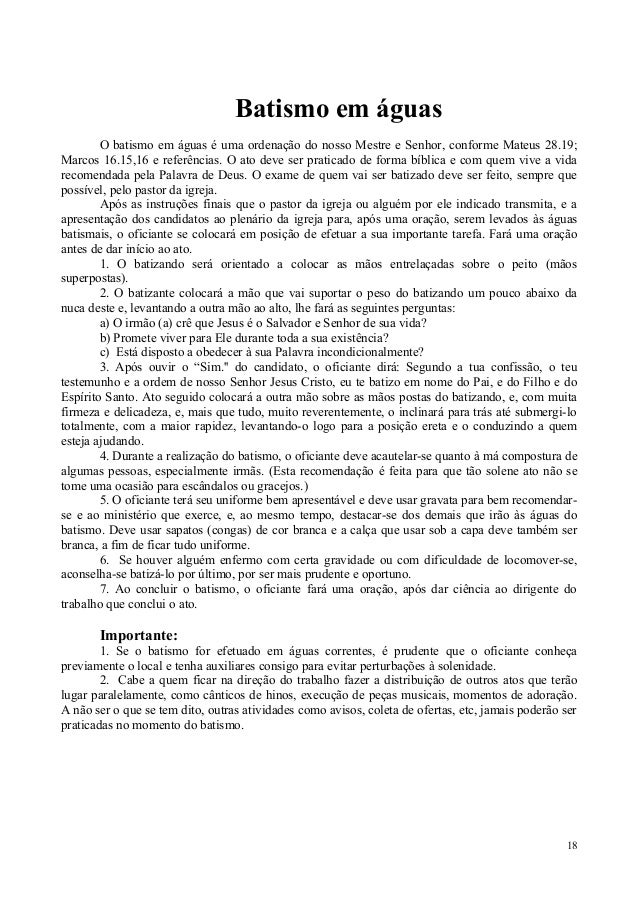 Manual de Cerimônias - Timóteo Ramos de Oliveira