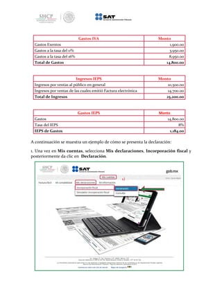 Manual declaracion rif | PDF