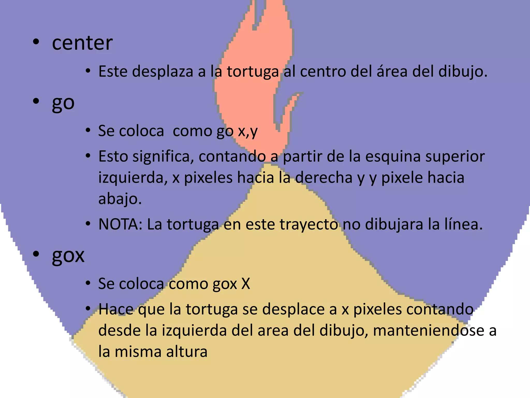 Kturtle Backward Command Manual De comandos Como Utilizar Los Comandos De Kturtle | PPTX ...