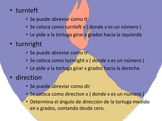Kturtle Backward Command Manual De comandos Como Utilizar Los Comandos De Kturtle | PPTX
