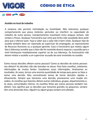 Manual de conduta ética (portuguese only)