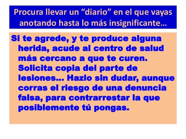 Manual de instrucciones para intentar salir indemne de una denuncia falsa por maltrato