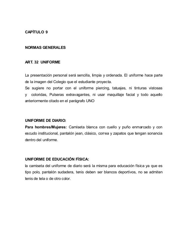 Manual de convivencia intecol
