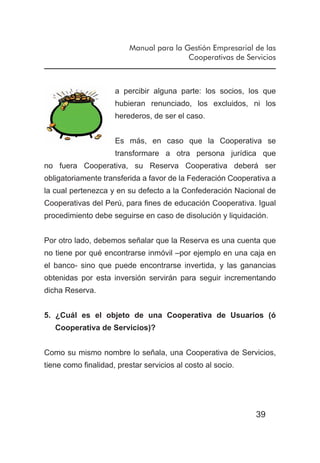 Manual de cooperativas de servicios parte1 | PDF
