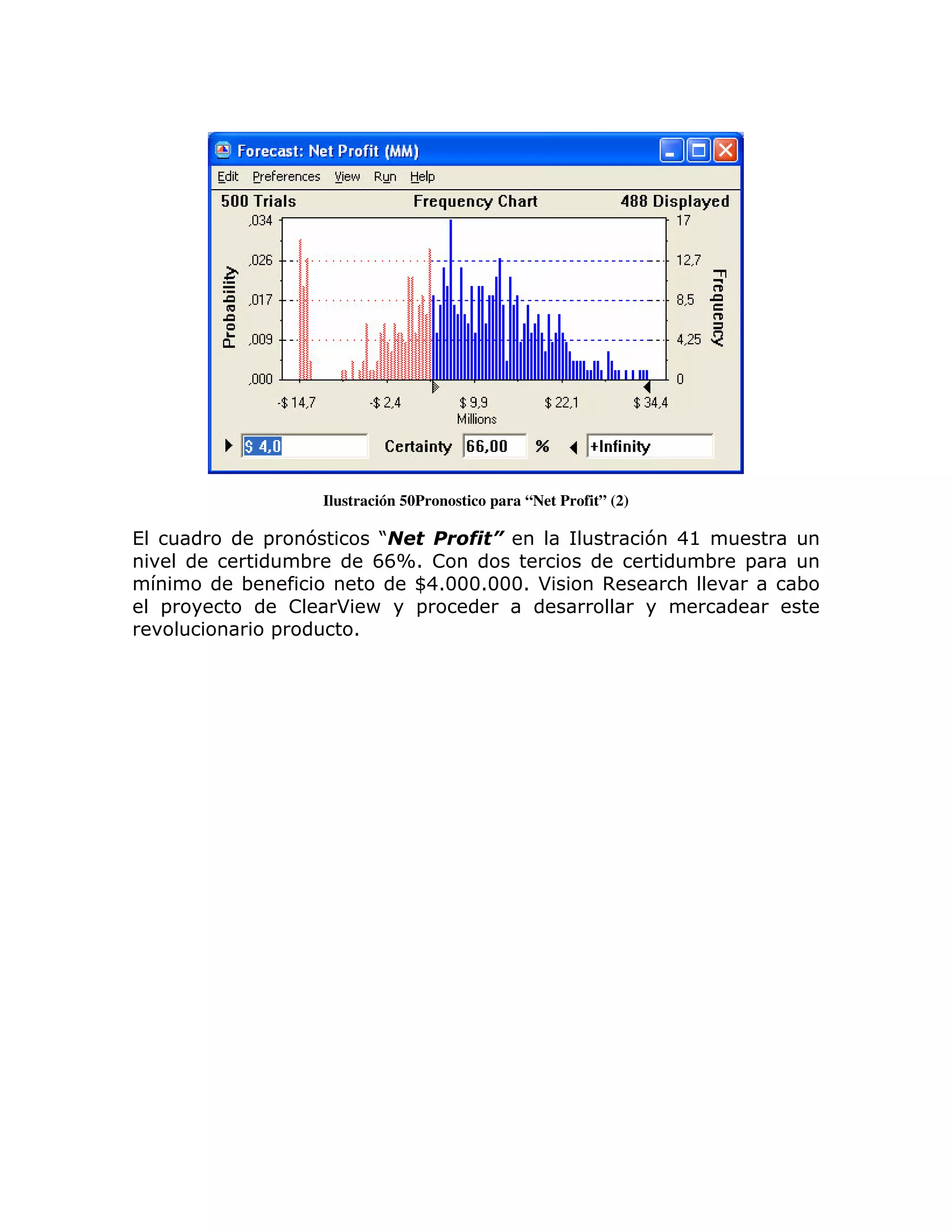 Ilustración 50Pronostico para “Net Profit” (2)

(           =   7         J
                          -        &                                 7 4@
                ;        FFX1 !                                             ;   =
        ;                   W4133313331 *                     ,        :            ;
    =           !     * P   =
            =          1
 