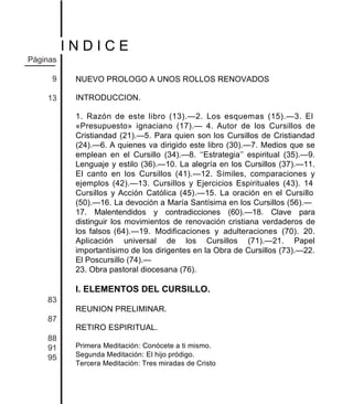 Manual de cursillos de cristiandad | DOC