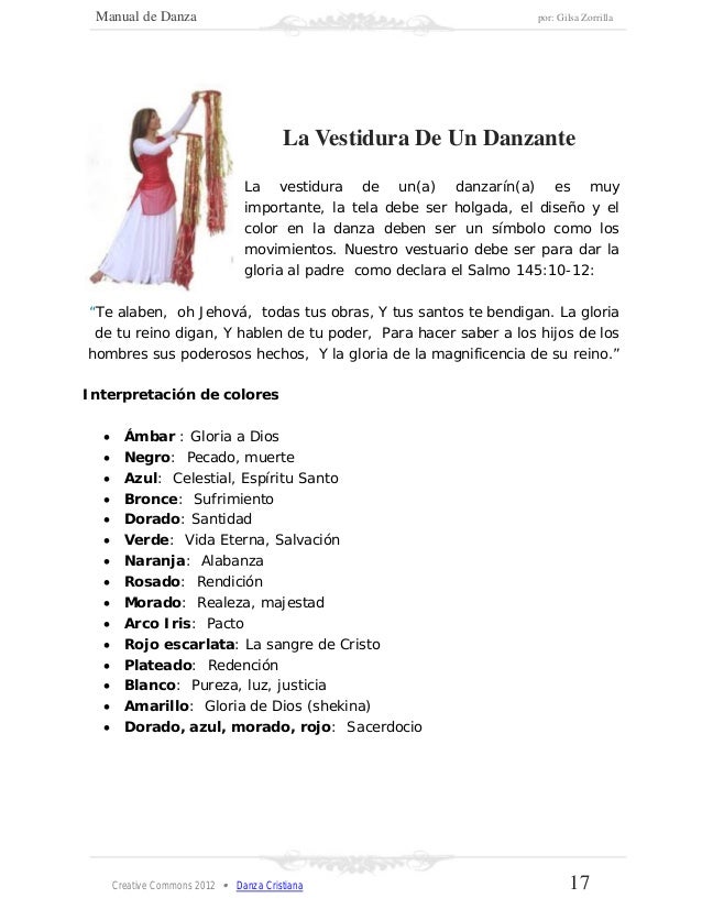 Manual de danza cristiana. d amy