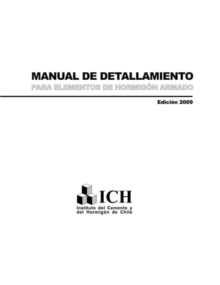 Manual de Detallamiento para Elementos de Hormigón Armado 1
 