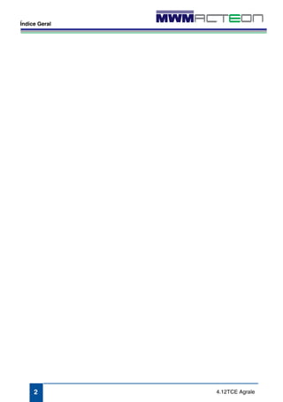 4.12TCE Agrale 
Índice Geral 
2 
 