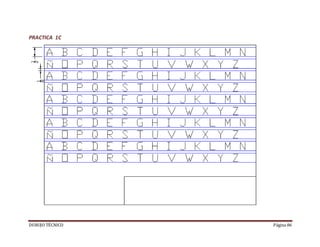 DUBUJO TÉCNICO Página 86
PRACTICA 1C
 