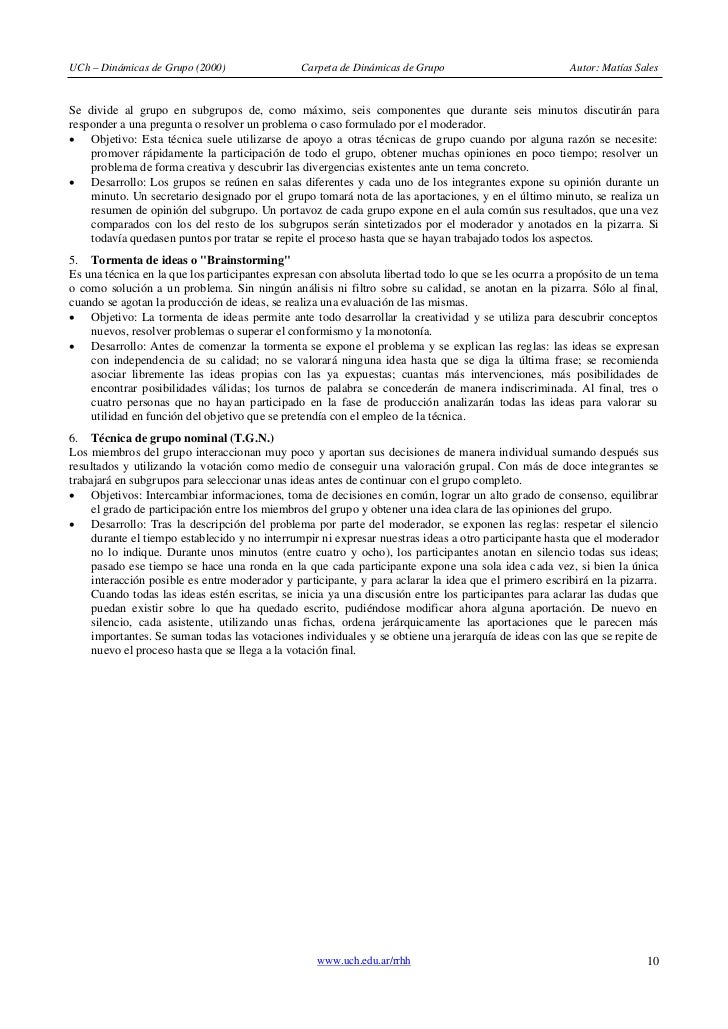 Manual De Dinamicas Grupales