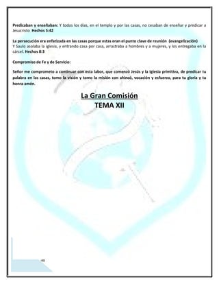 La Gran Comisión
         TEMA XII




36
 