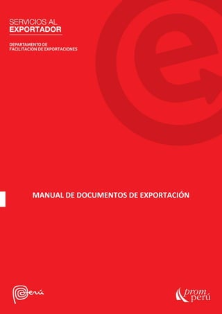 MANUAL DE DOCUMENTOS DE EXPORTACIÓN
 