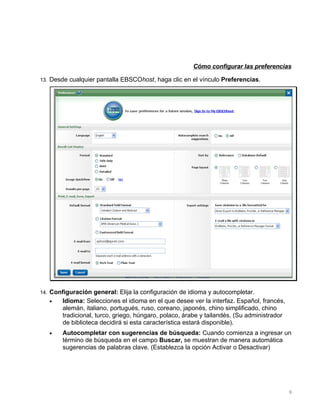 Manual de EBSCO