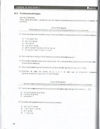 Manual de ejercicios  matematicas 1 inacap