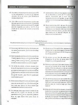 Manual de ejercicios  matematicas 1 inacap