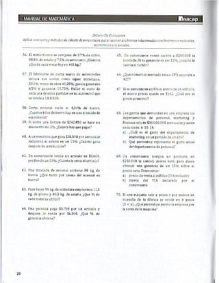 Manual de ejercicios  matematicas 1 inacap