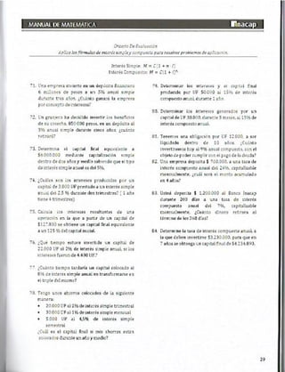 Manual de ejercicios  matematicas 1 inacap