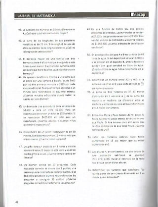Manual de ejercicios  matematicas 1 inacap