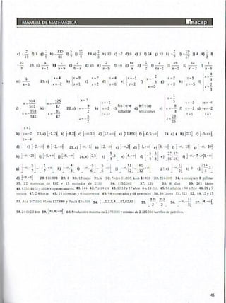Manual de ejercicios  matematicas 1 inacap
