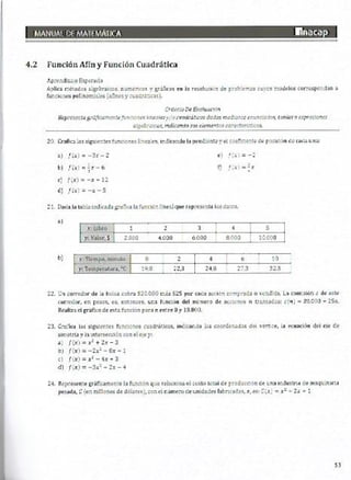 Manual de ejercicios  matematicas 1 inacap