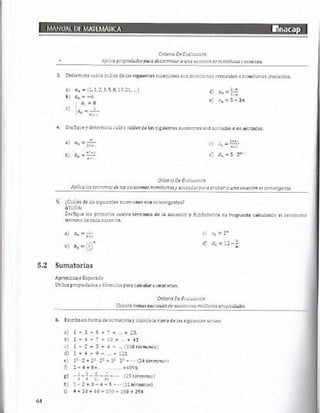 Manual de ejercicios  matematicas 1 inacap