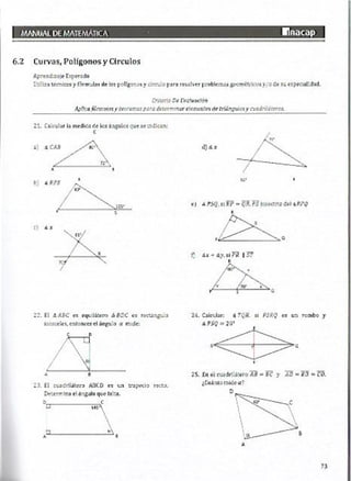 Manual de ejercicios  matematicas 1 inacap