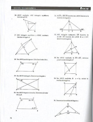 Manual de ejercicios  matematicas 1 inacap