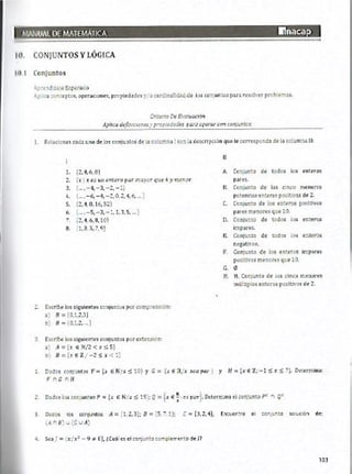 Manual de ejercicios  matematicas 1 inacap