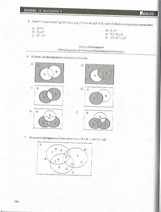 Manual de ejercicios  matematicas 1 inacap