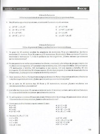 Manual de ejercicios  matematicas 1 inacap