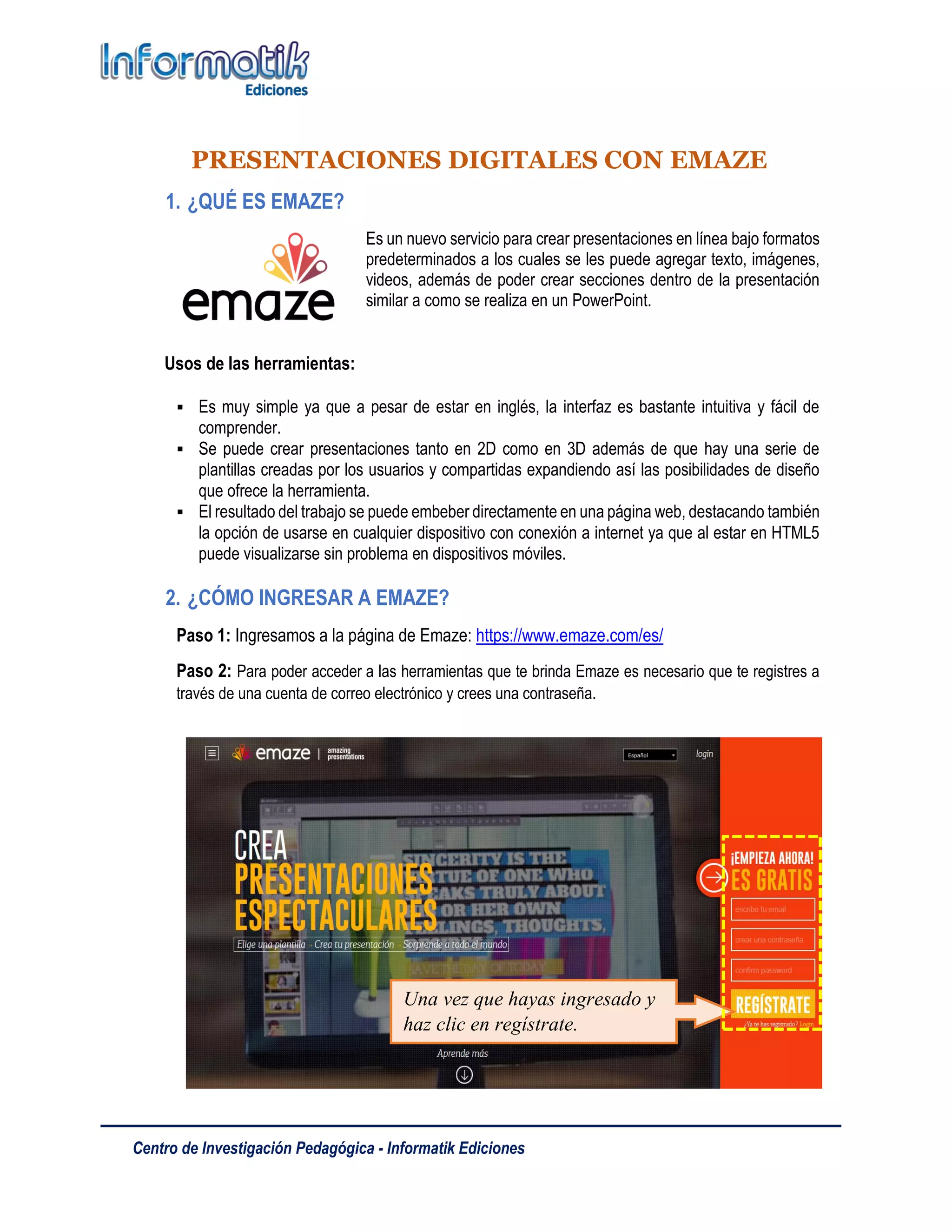 Manual de emaze | PDF