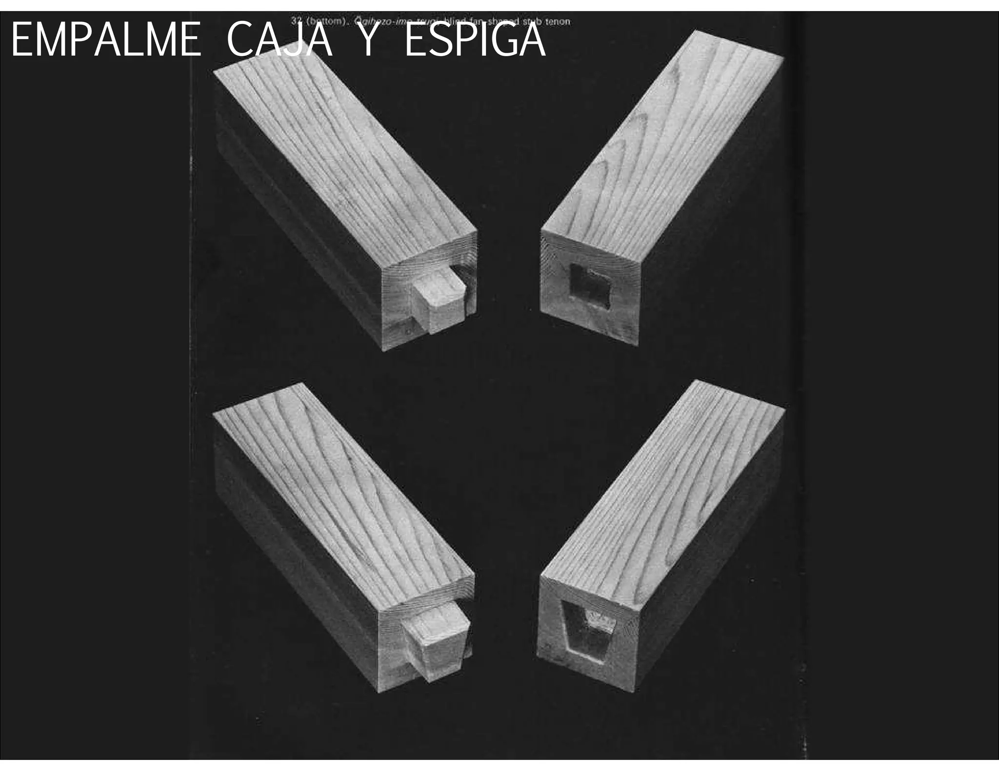 EMPALME CAJA Y ESPIGA
 