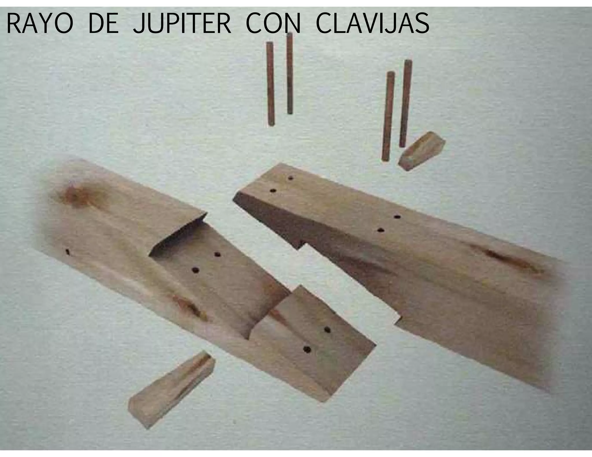 RAYO DE JUPITER CON CLAVIJAS
 