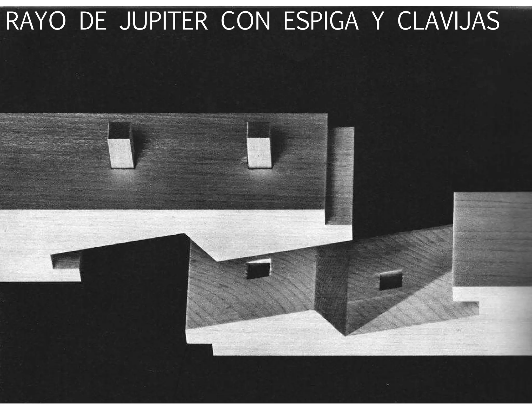 RAYO DE JUPITER CON ESPIGA Y CLAVIJAS
 