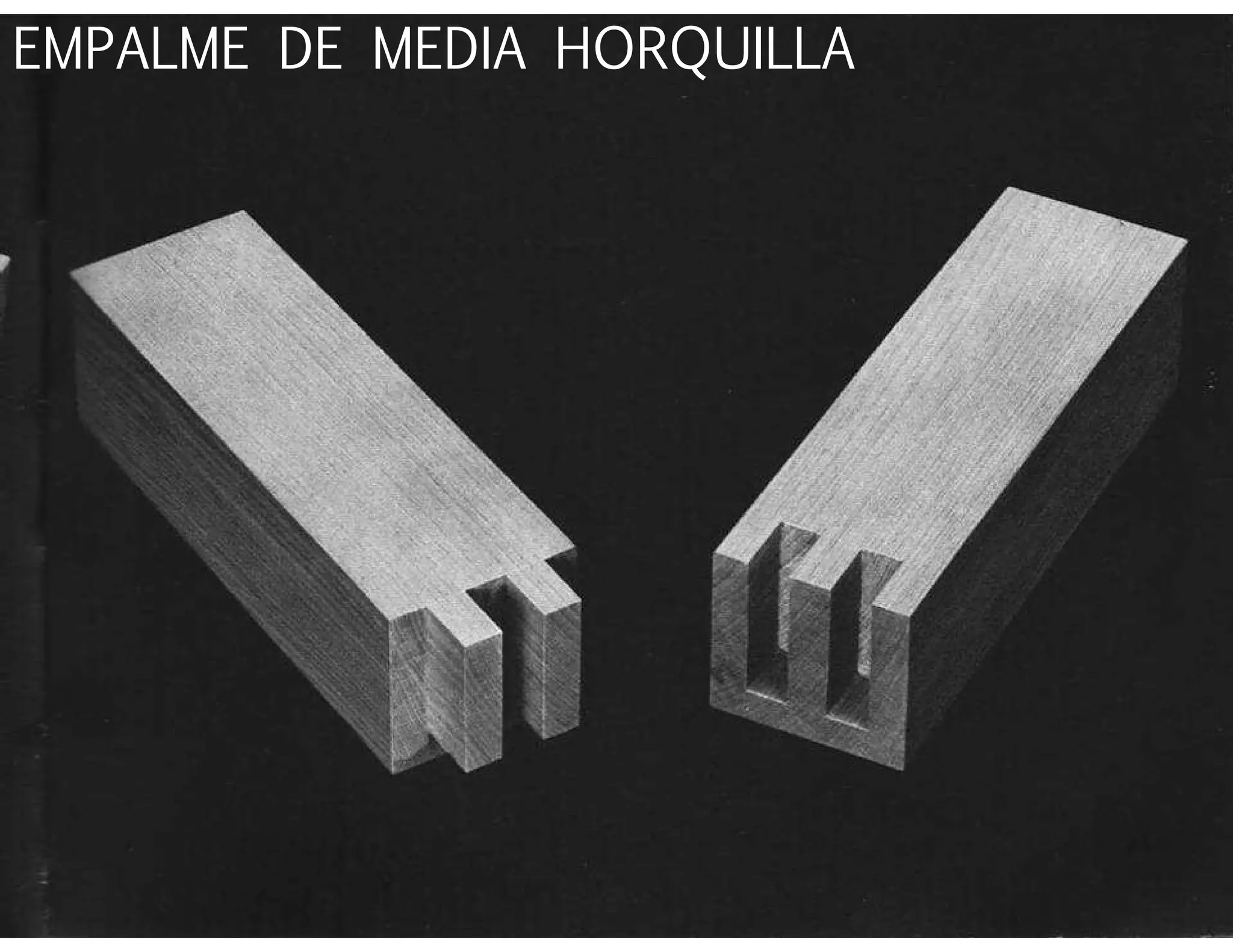 EMPALME DE MEDIA HORQUILLA
 