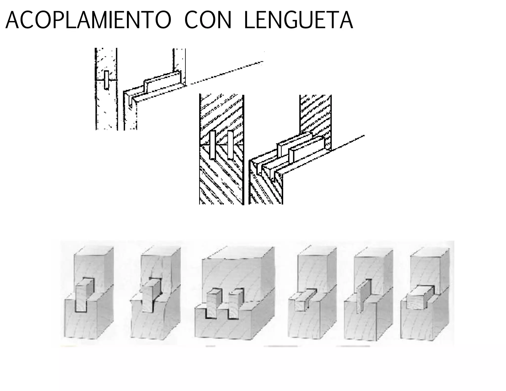 ACOPLAMIENTO CON LENGUETA
 