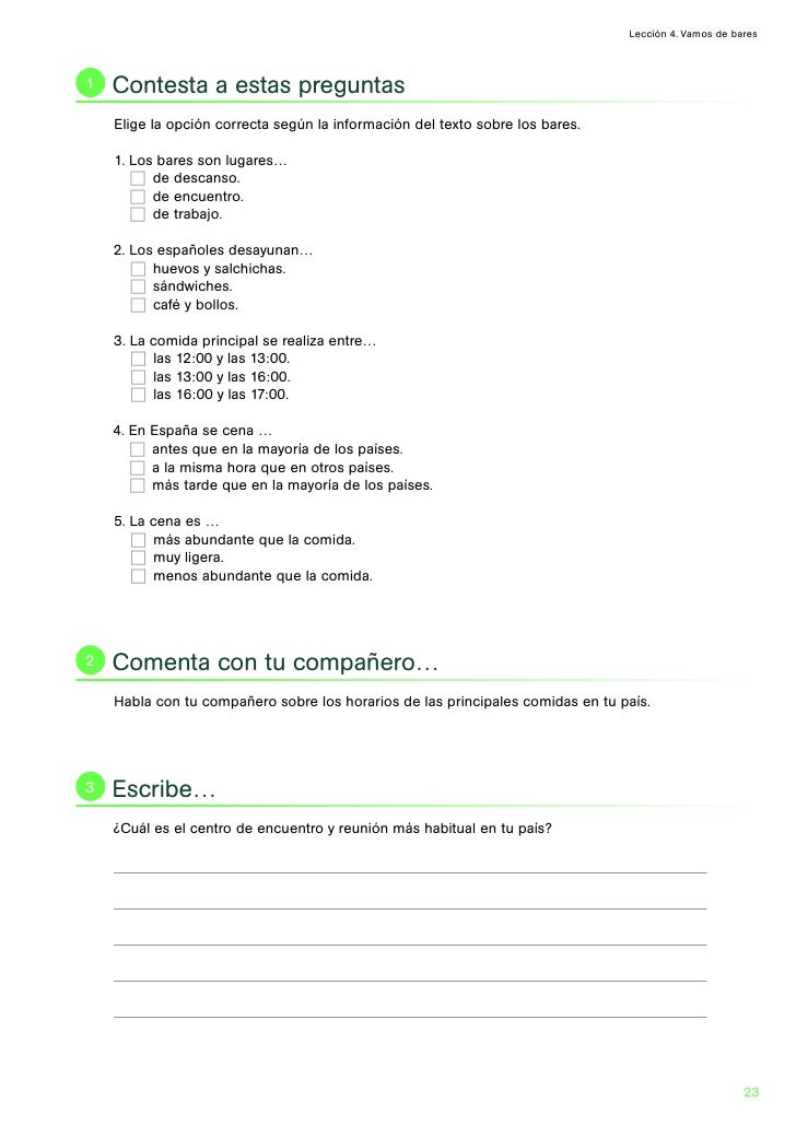 Manual de Espanol Nivel A1