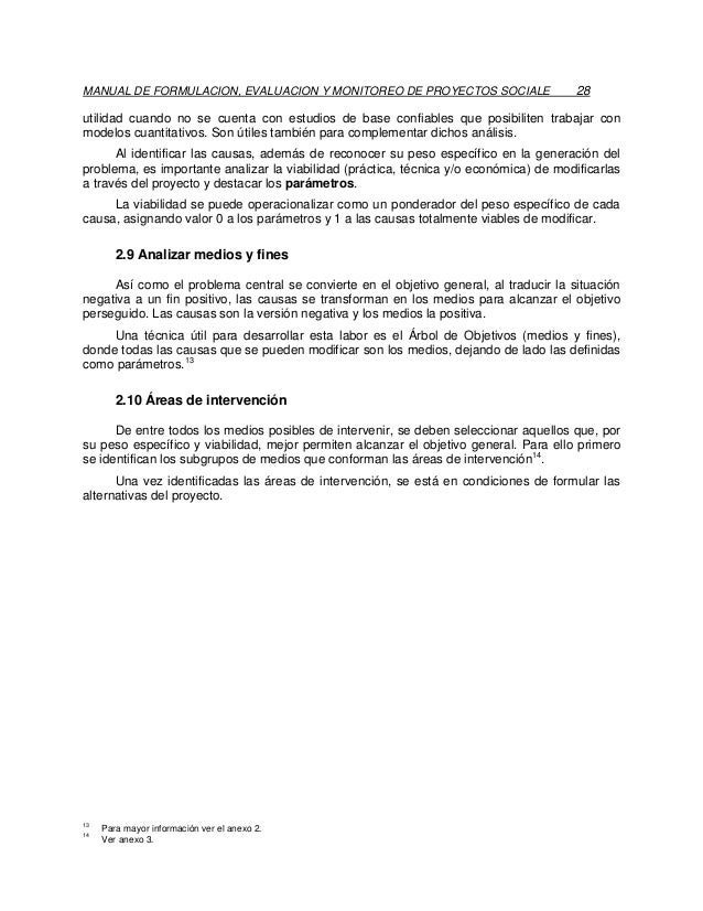Manual de evaluacion de proyectos sociales