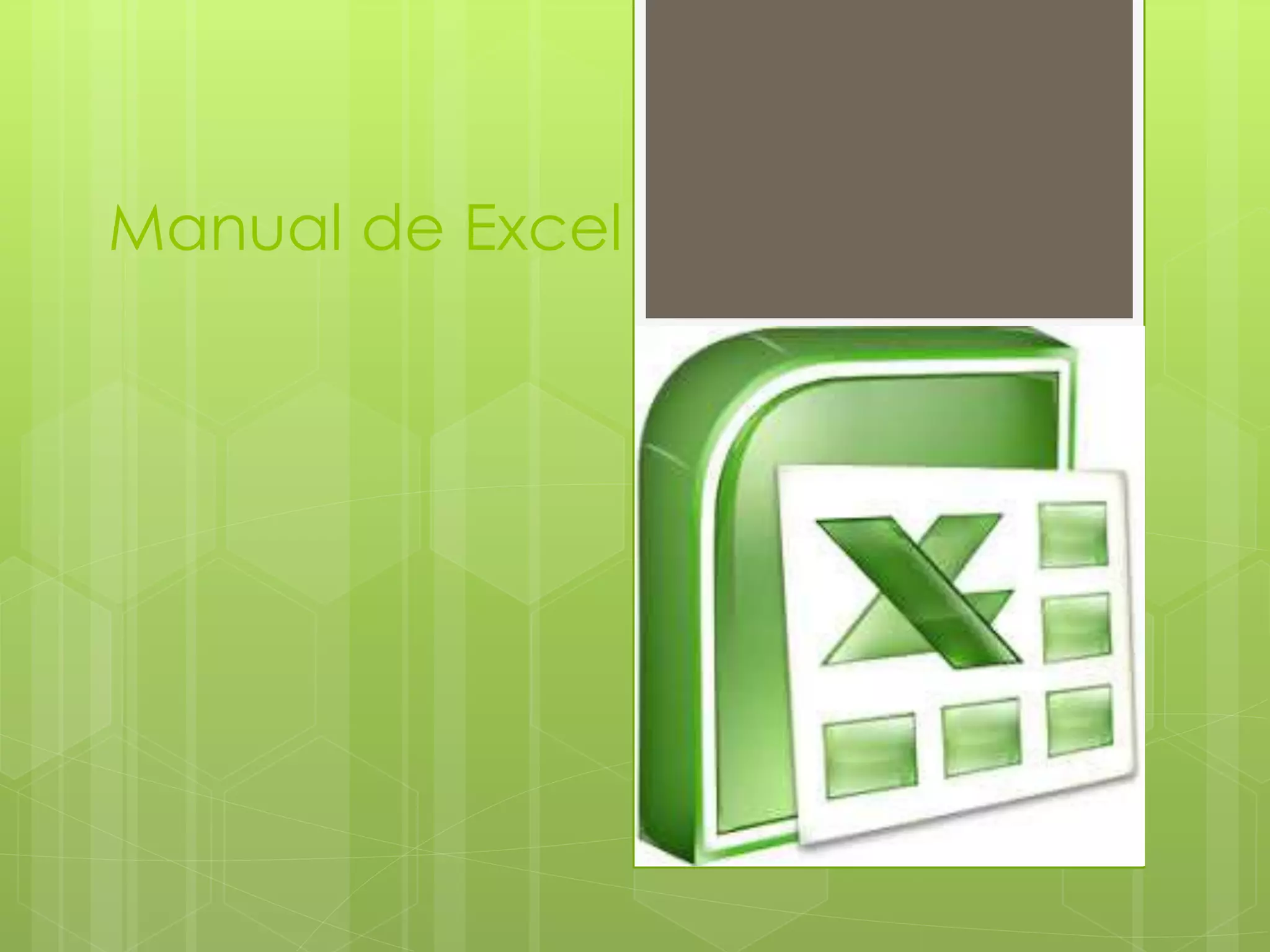 Manual de Excel