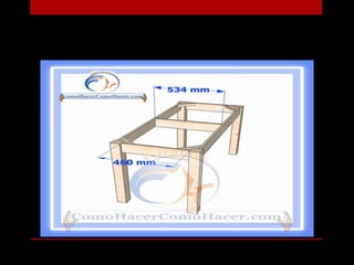 Diseño de mesa de trabajo en la producción manual