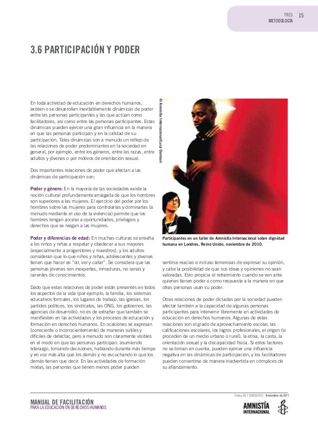 Manual De Facilitacion Guia Para El Uso De Metodologias Participati