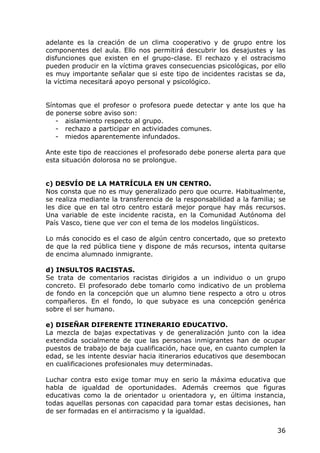 Manual para la prevención y gestión de incidentes racistas en las aulas ...