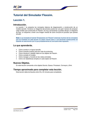 Manual de flexsim | PDF