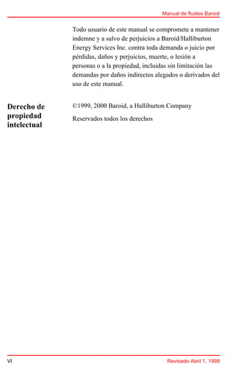 Manual de fluidos de perforación baroid 002 | PDF