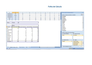 Folha de Cálculo
 