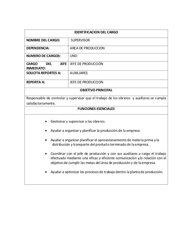 Manual de funciones administrativas