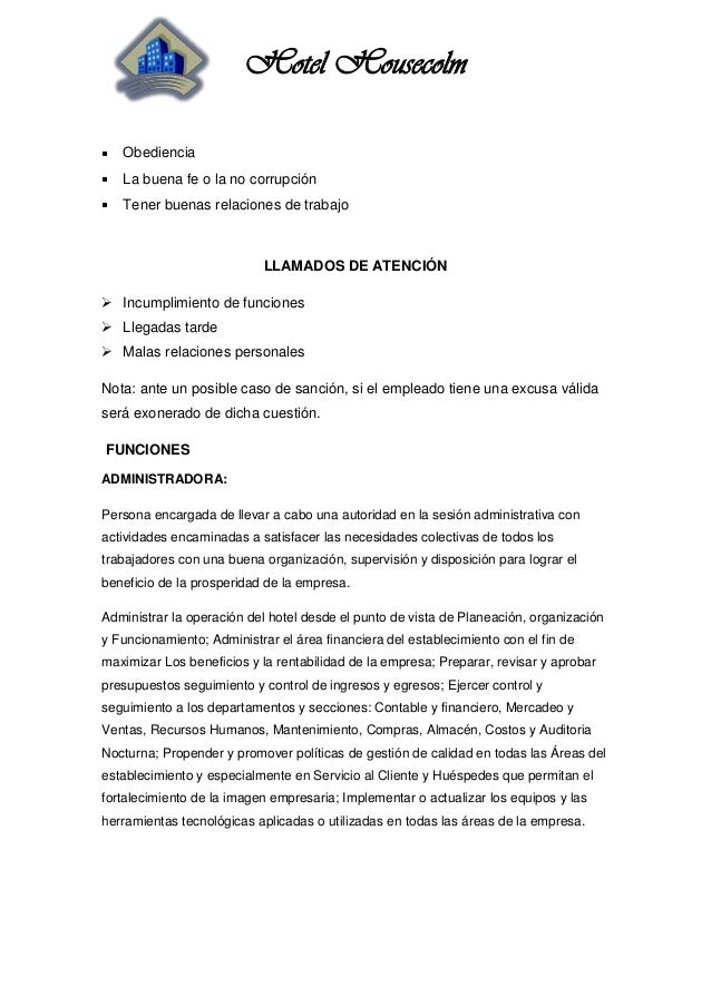 Manual de funciones y procedimientos