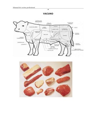 Manual de cocina profesional
                                 26



                               VACUNO
 
