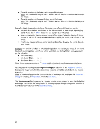 Manual de geogebra | PDF